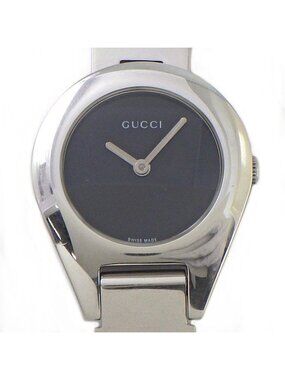 Gucci Watch Black Dial SS Quartz Analog